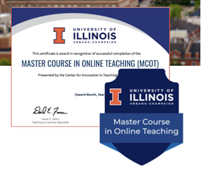 MCOT Certificate example