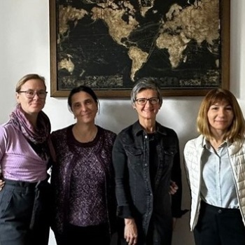 From left to right SOLIDEX team members: Elena Ungureanu, Luisa-Maria Rosu, Catalina Ulrich Hygum, Madalina Coza.